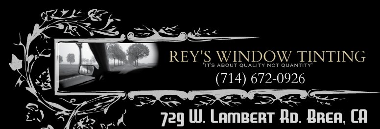 REY'S WINDOW TINTING - Company Message